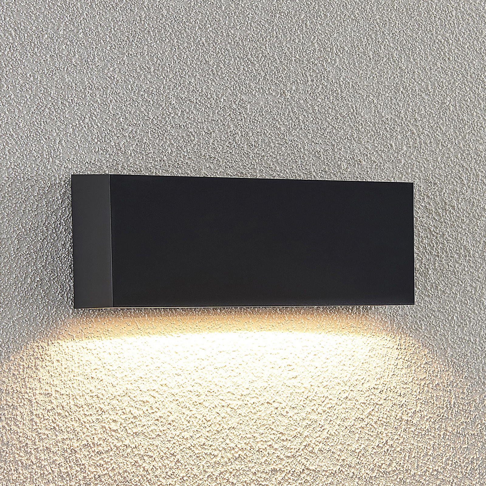 "Lindby" LED lauko sieninis šviestuvas "Jarte", 24 cm, žemyn, pilkas, IP65